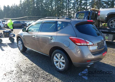 2014 Nissan Murano Sl from USA, damaged, VIN JN8AZ1MW0EW511781